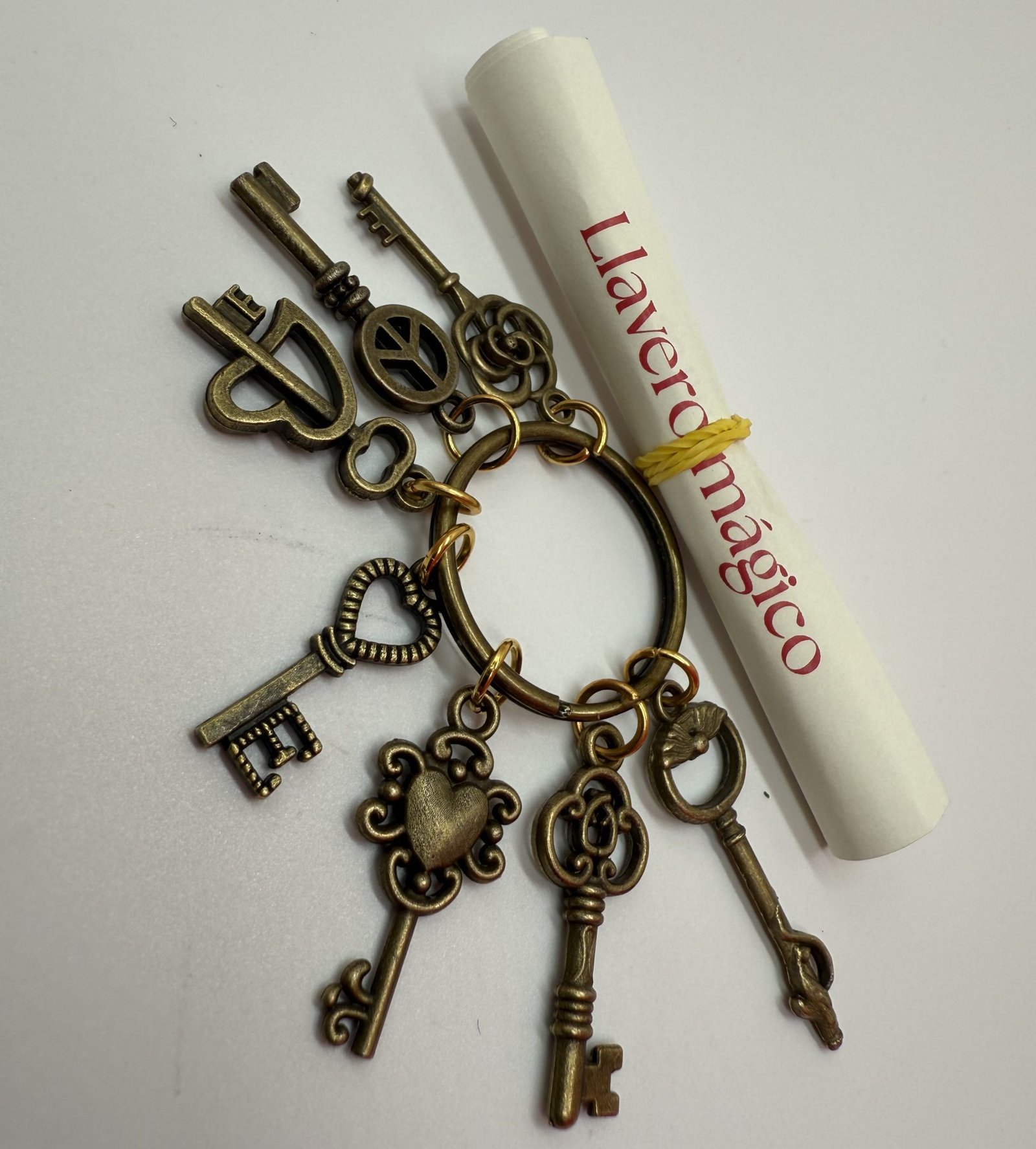 MINI Llavero de las 7 llaves mágicas